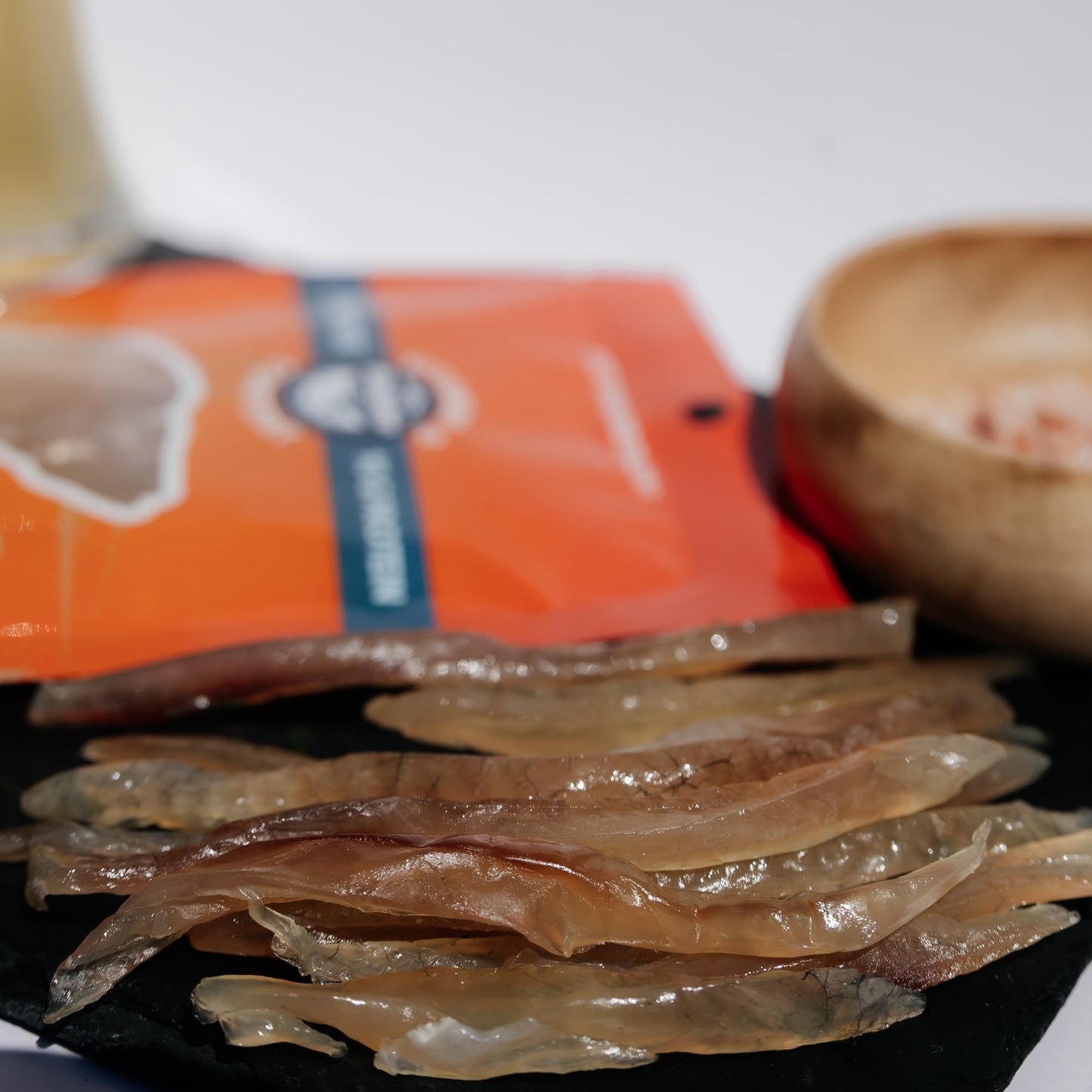 Rublev Fish Jerky - Tilapia, Original Flavor, Dried Fish Strips, Omega-3 Rich, High-Protein Snack for Humans, Keto Friendly, Gluten-Free, Low-Carb, Made in USA, 2oz